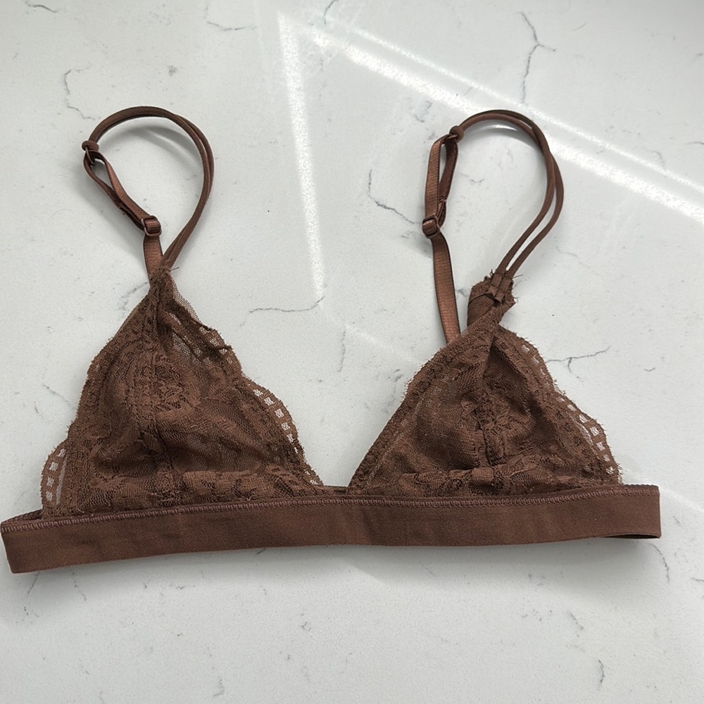 Small brown bralette